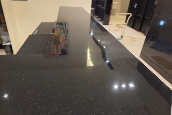 84평 베란다인조대리석 작업 완료 예